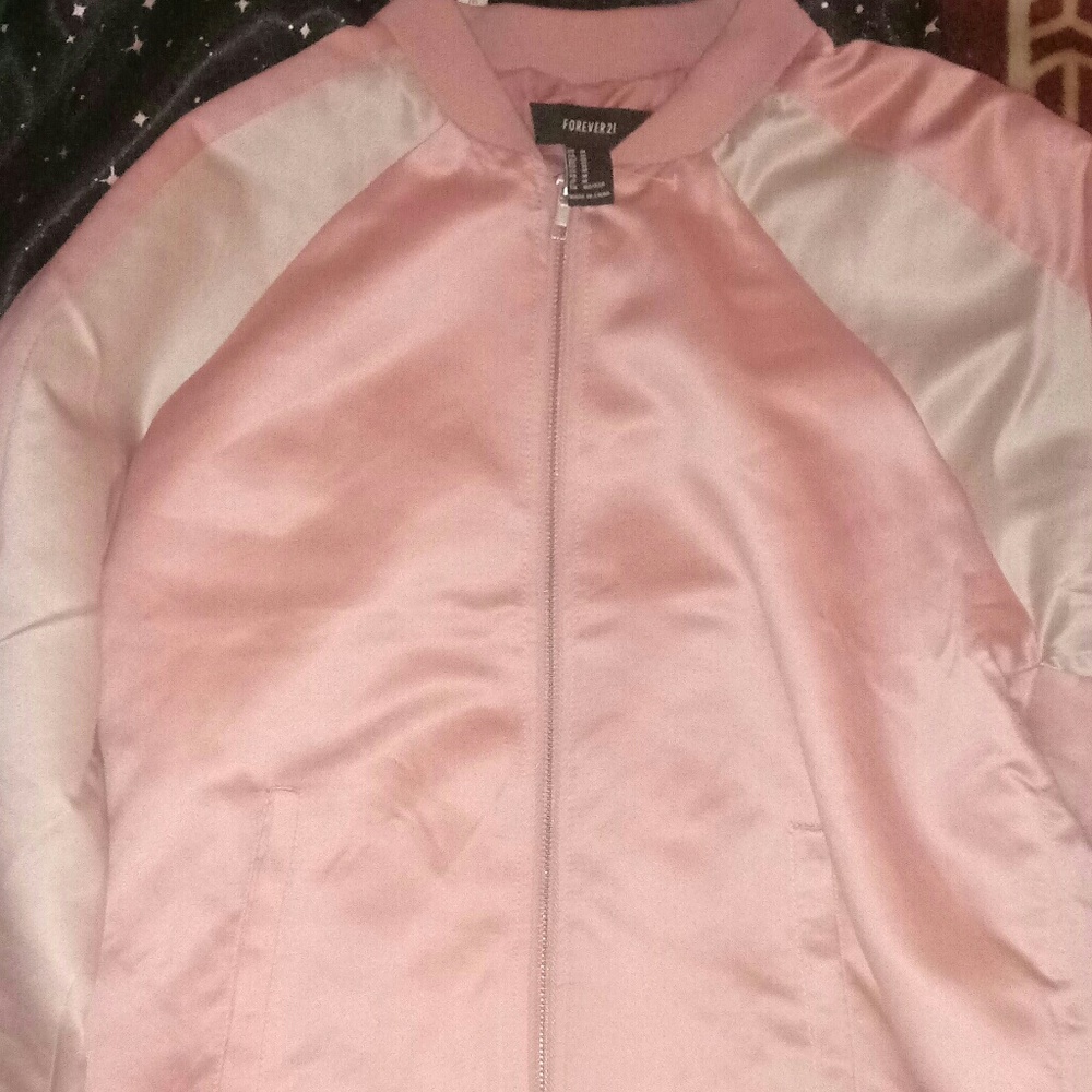 Forever21 Pink Bomber Jackets
